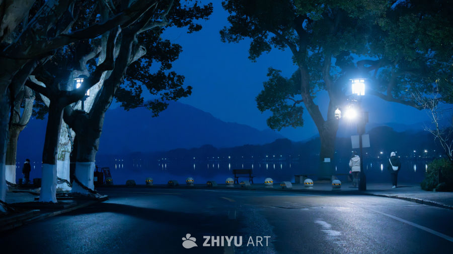 杭州西湖蓝调时刻 1