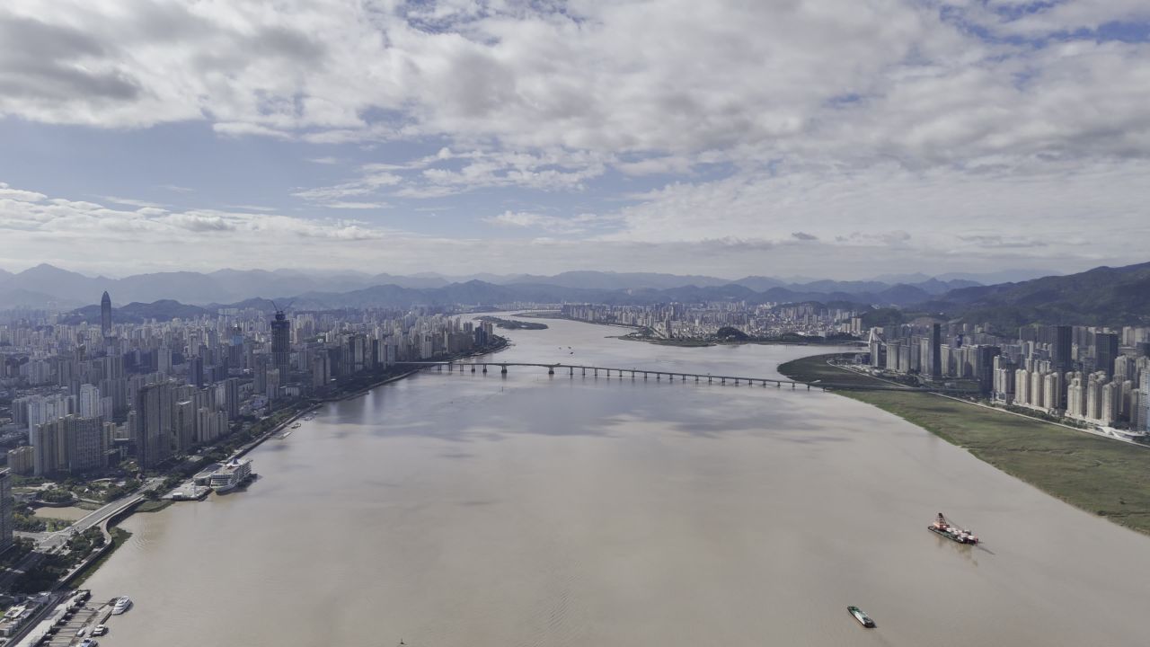 温州晴天城市航拍 21