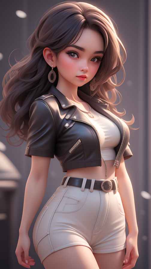 穿牛仔的女孩