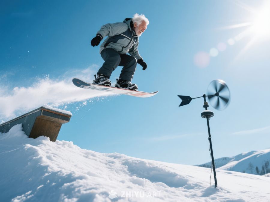 雪地跳跃：滑雪者空中特技 861