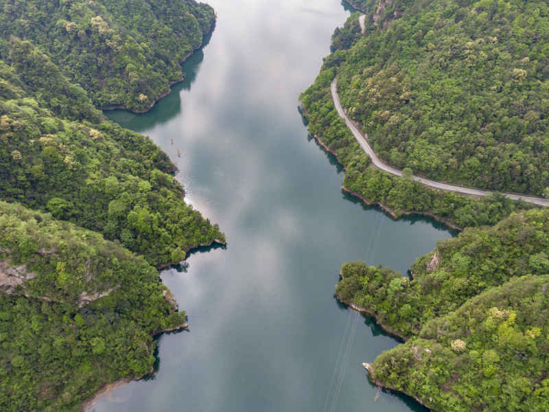 祖国壮丽山河湖南张家界山川地貌摄影图