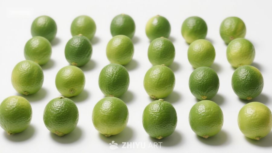 整齐排列的青柠 1149