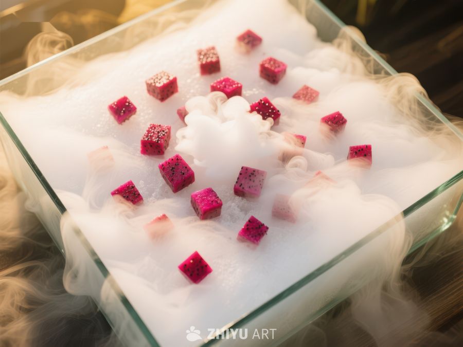 冰雾中的火龙果块 21