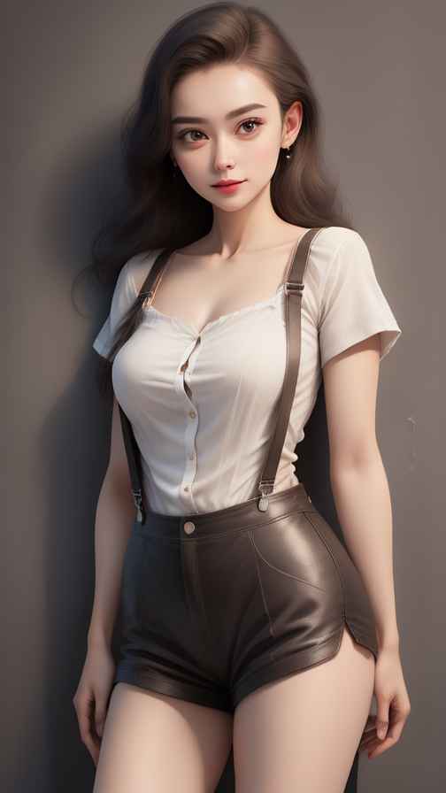 吊带高级美女