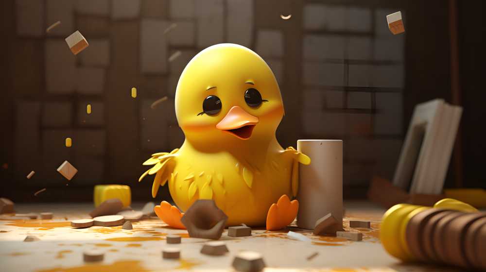 可爱的小鸡