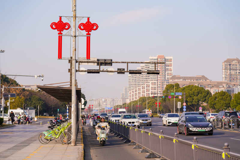 道路上的新春中国结 9