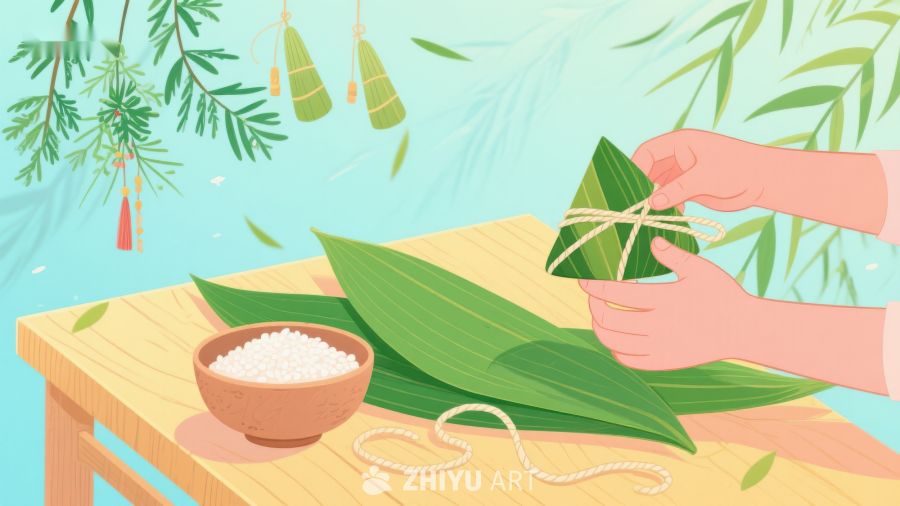 包粽子的传统场景 1