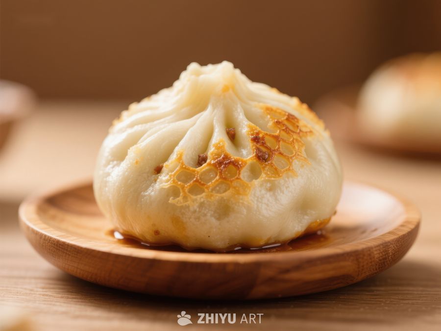 金黄焦底的美味包子 347