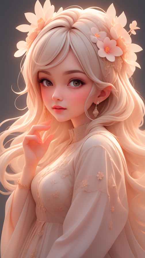 可爱治愈女孩