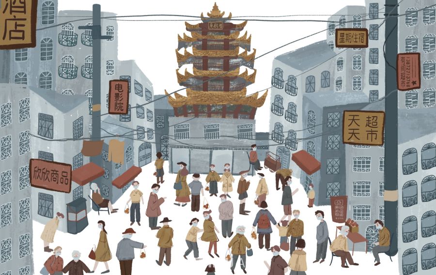 原创治愈插画作品素材四季节气节日自然 31