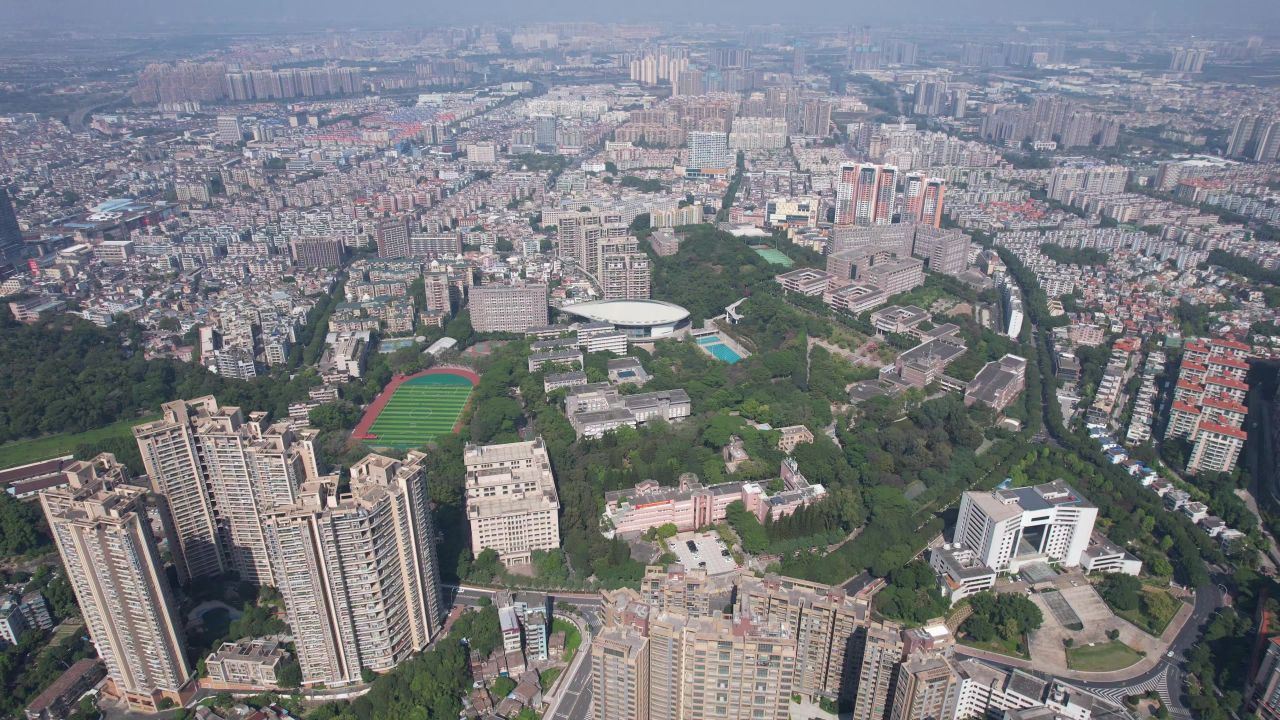 广东中山电子科技大学中山学院航拍