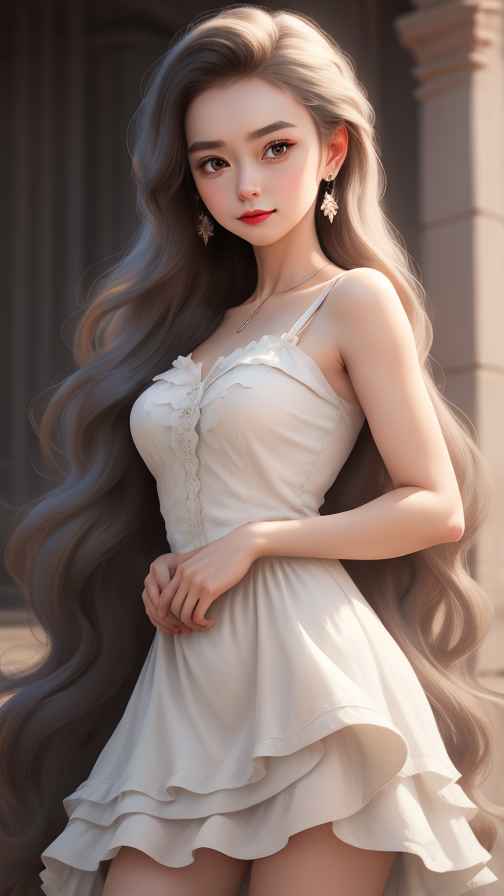 吊带高级美女