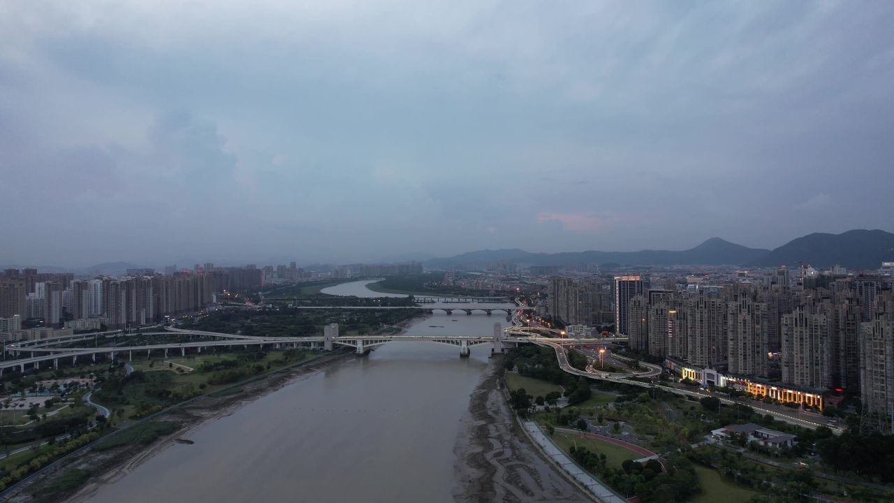 福建泉州城市风光地标建筑航拍