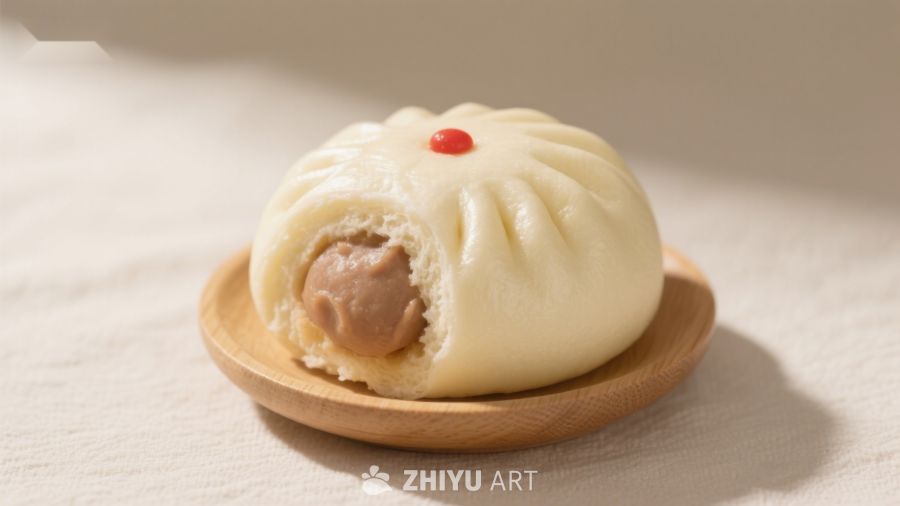 鲜肉包子，美味诱人