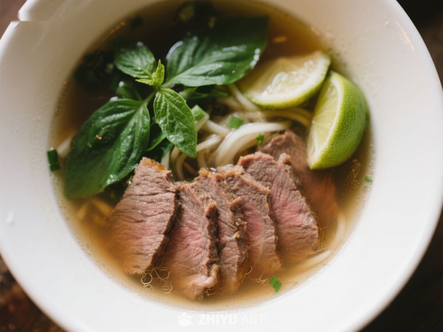 牛肉汤配青柠与香草 413