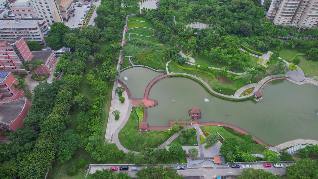 航拍厦门宁宝公园 7