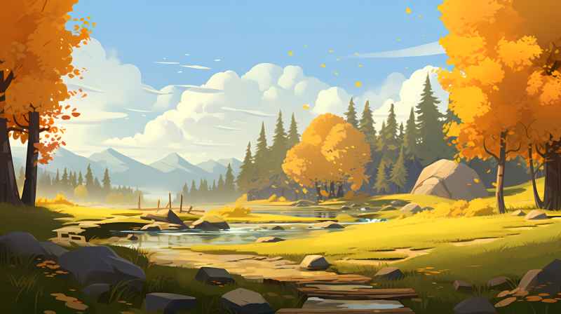 秋天背景