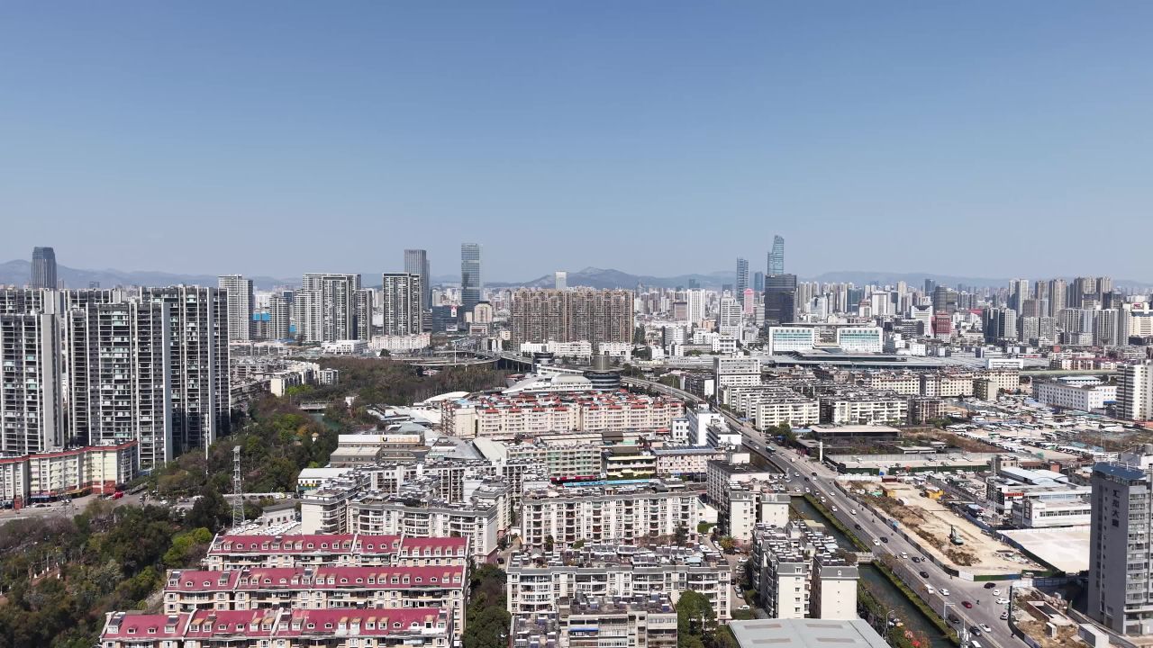 现代都市全景俯瞰