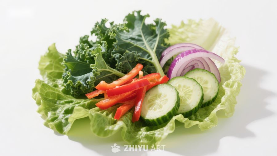 新鲜蔬菜沙拉组合