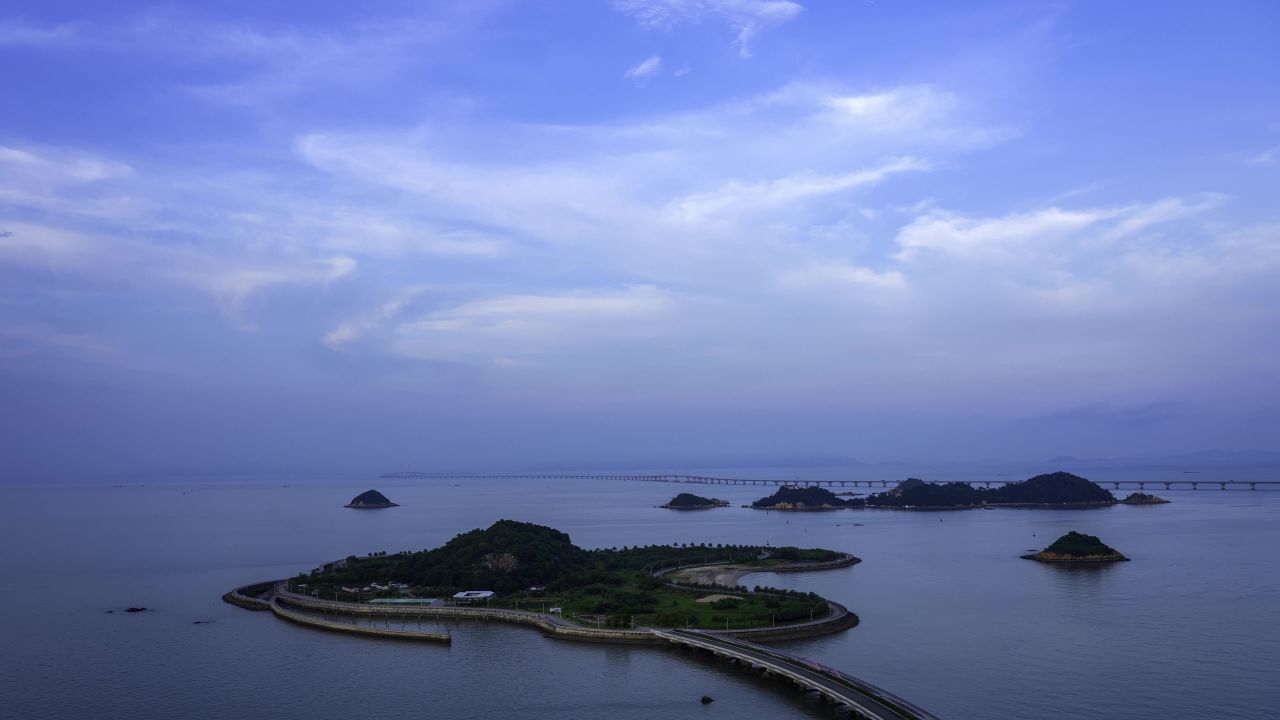 港珠澳大桥延时拍摄