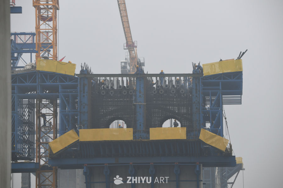 高架桥建设现场