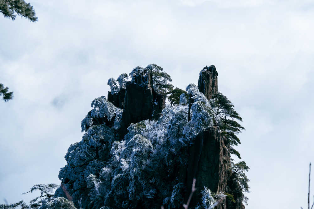 黄山雪景