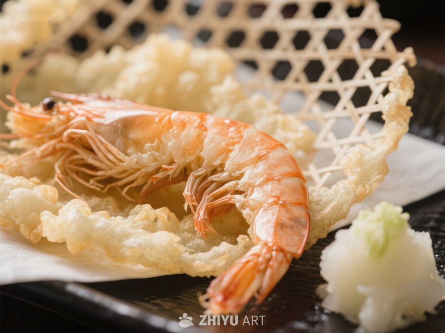 金黄酥脆的虾天妇罗 256