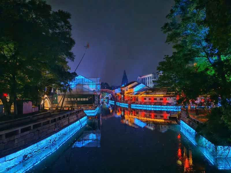古镇夜色 水乡人家 6