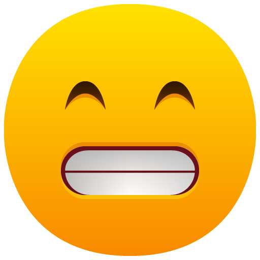 【Emoji表情】呲牙笑