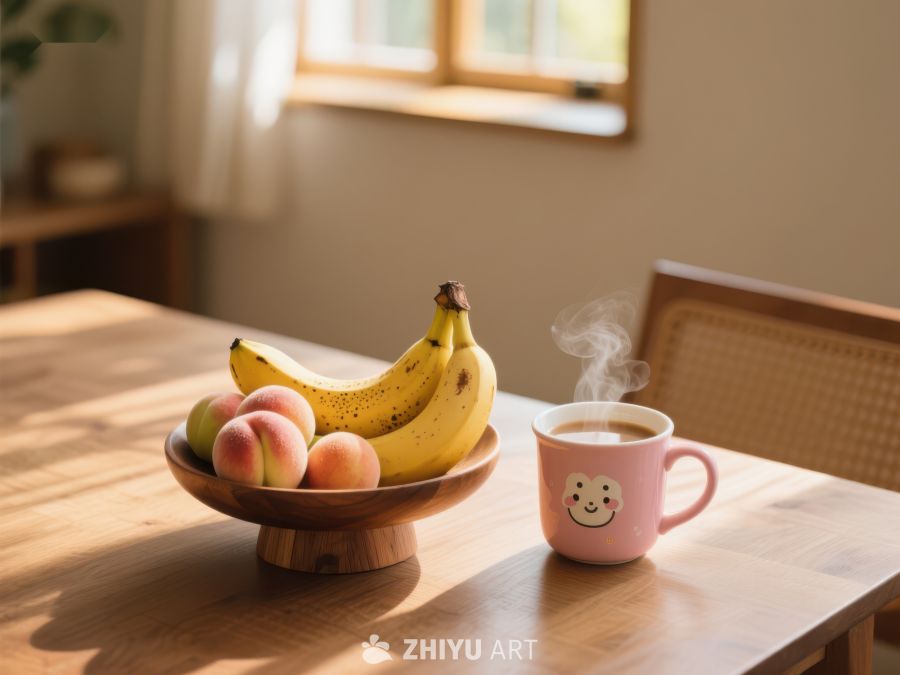 温馨早餐：水果与热饮 631