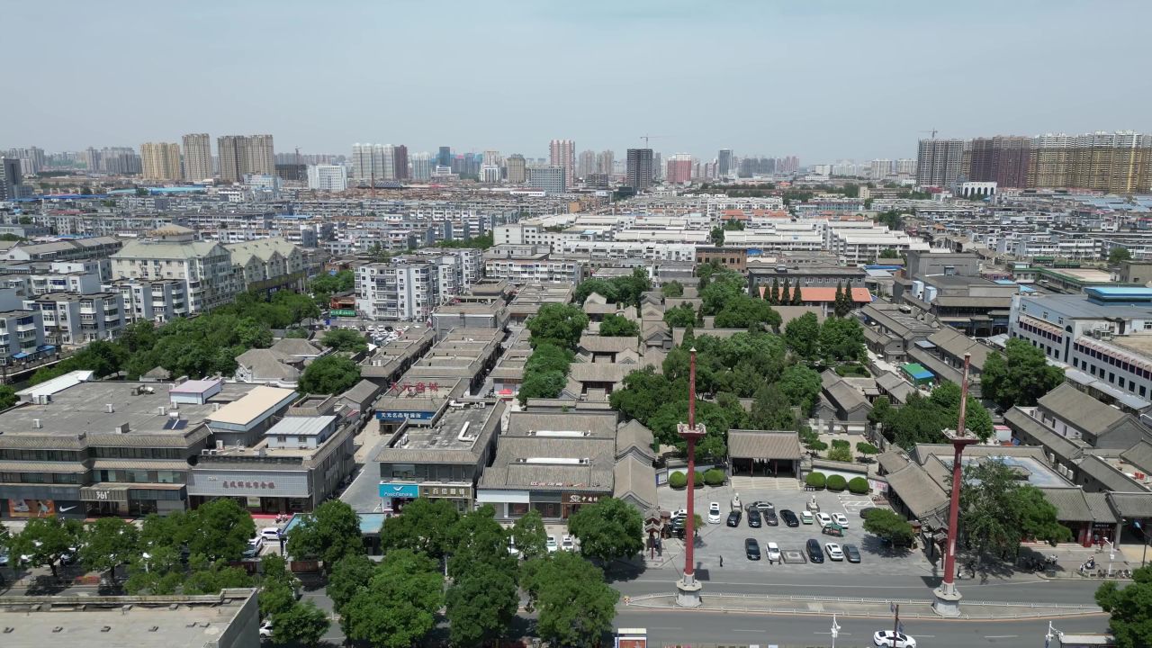  航拍河北保定总督府