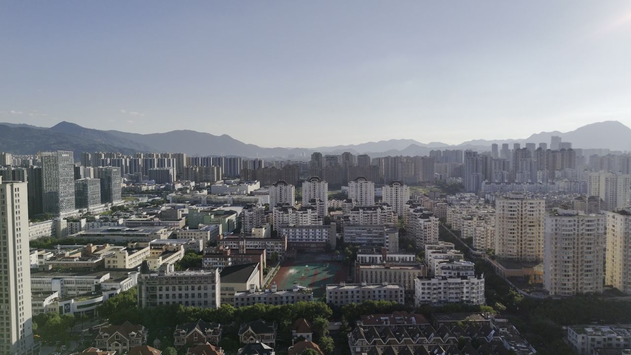 温州晴天城市航拍 43
