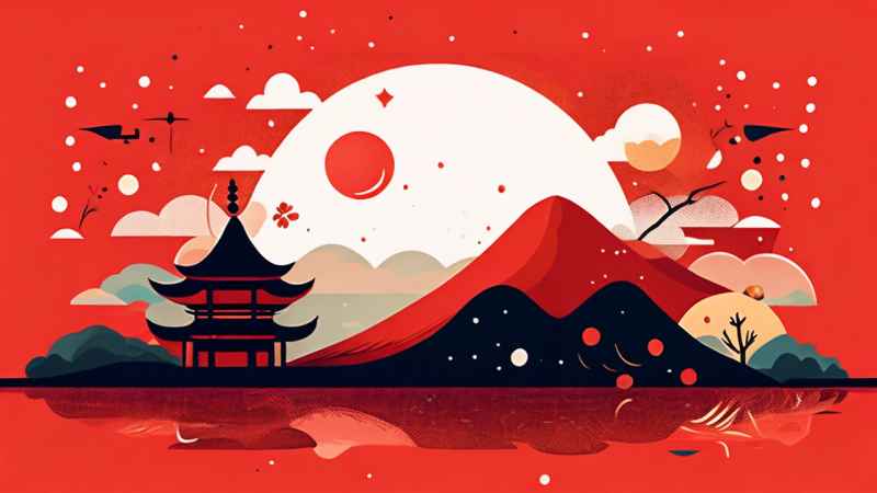 春节新春扫尘简约插画背景 38