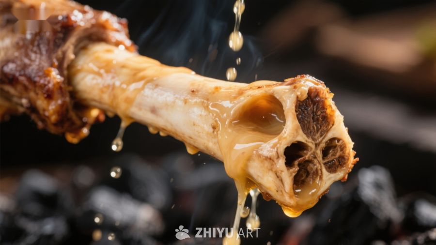 美味骨髓滴落，香气四溢