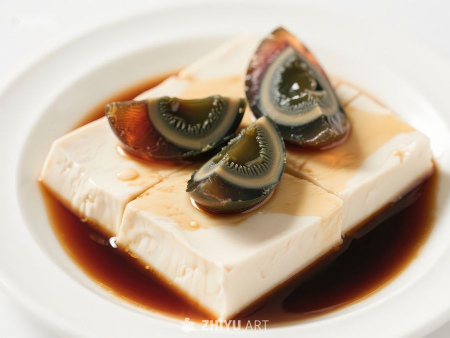 皮蛋豆腐配酱油，经典中式凉菜 1141