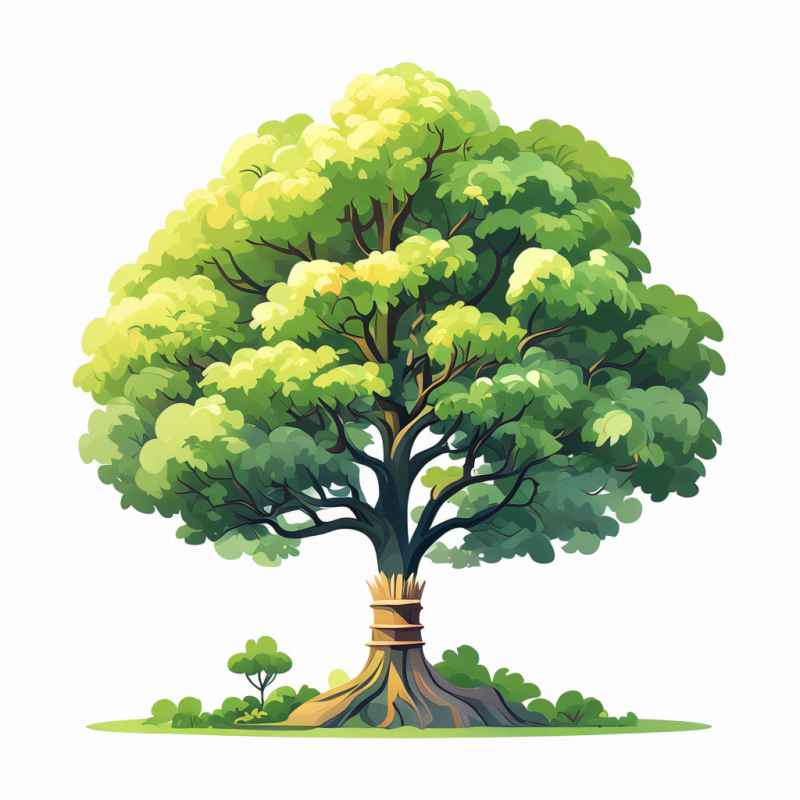 绿色植物树木大树园林景 7