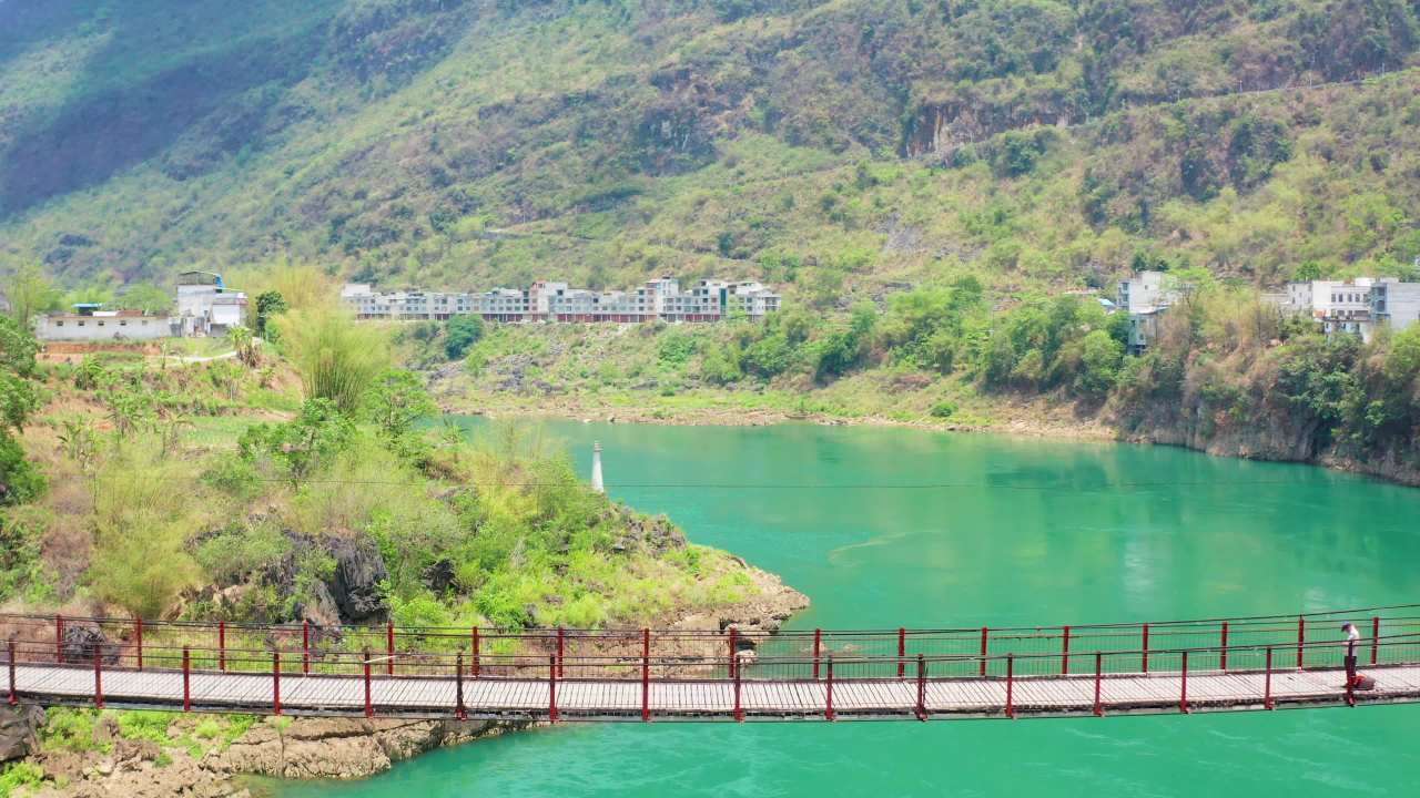 广西龙湾铁索桥 二