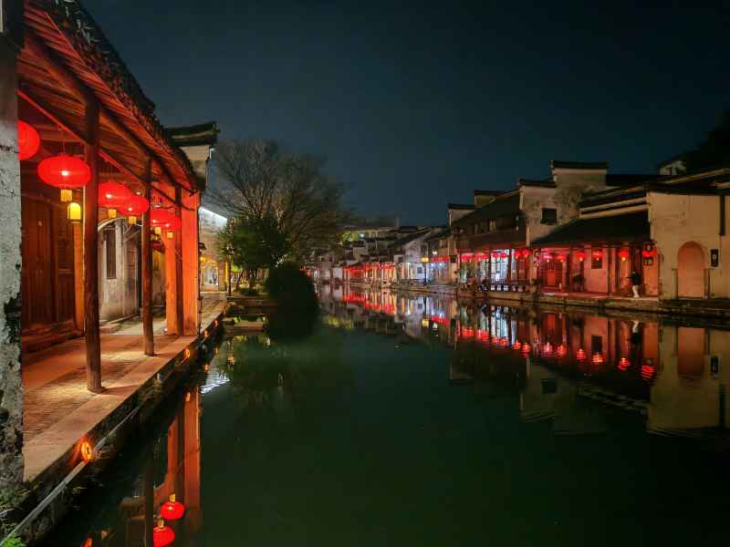 古镇夜色 水乡人家 17