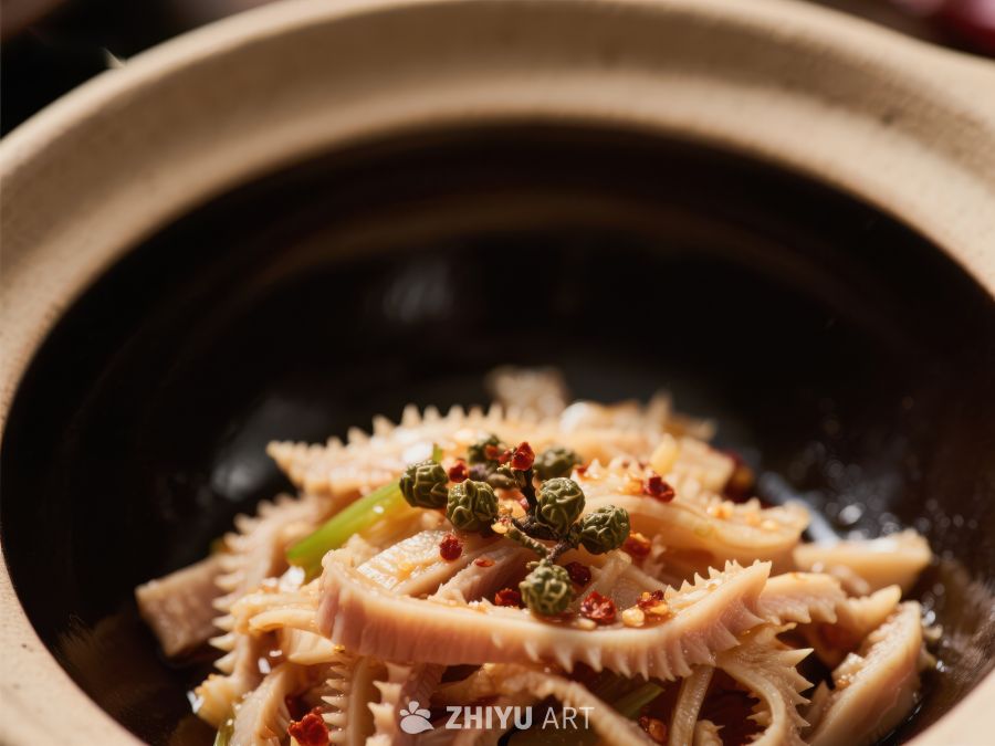 麻辣牛肚砂锅，香辣诱人 941