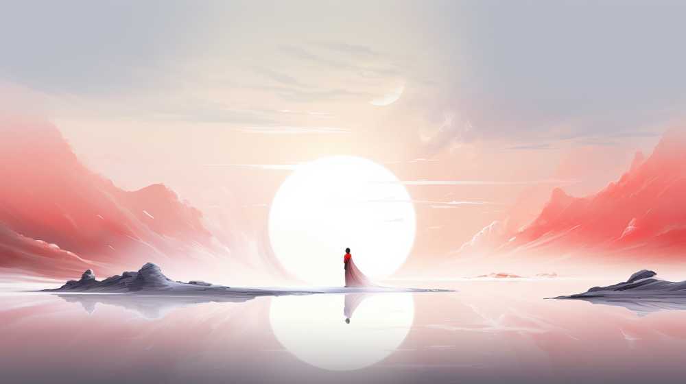 艺术浅白色唯美背景图99