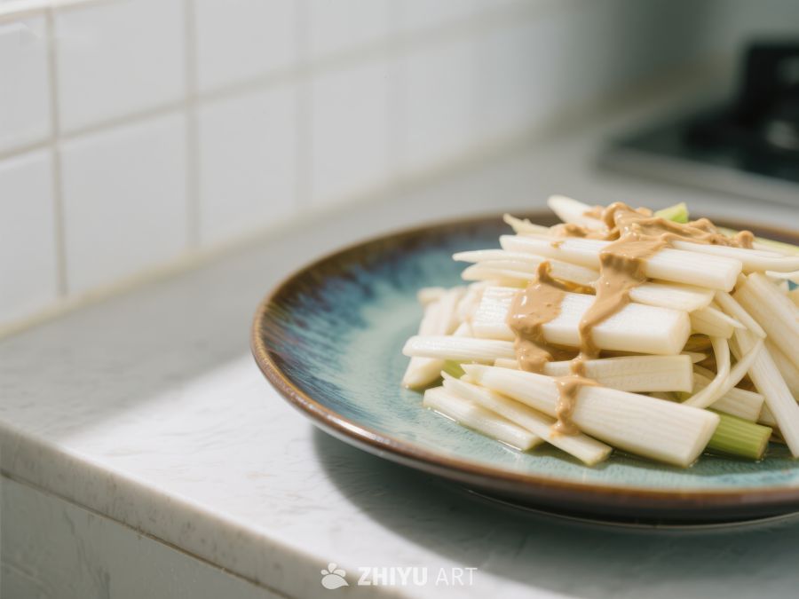 清炒蔬菜配酱料，简约美味 1193