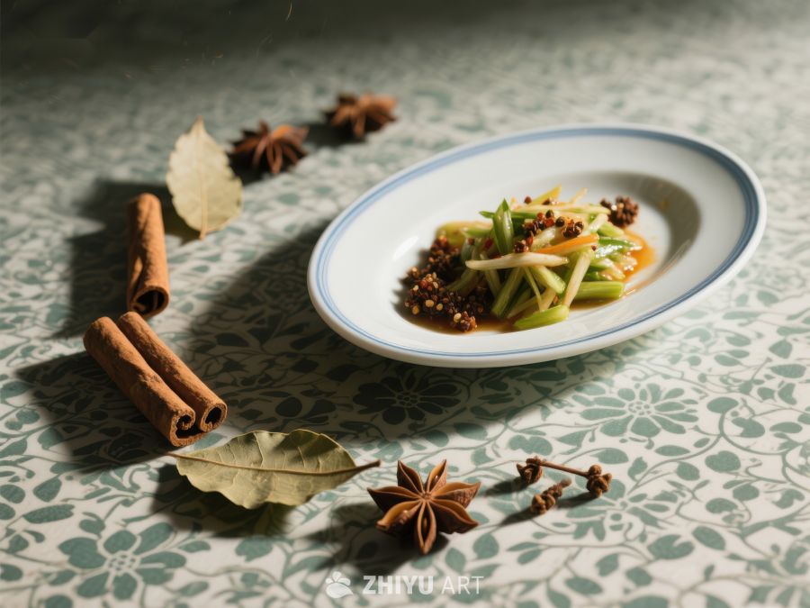 香料点缀的清爽蔬菜沙拉 1657