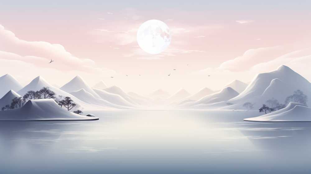 浅色唯美创意背景
