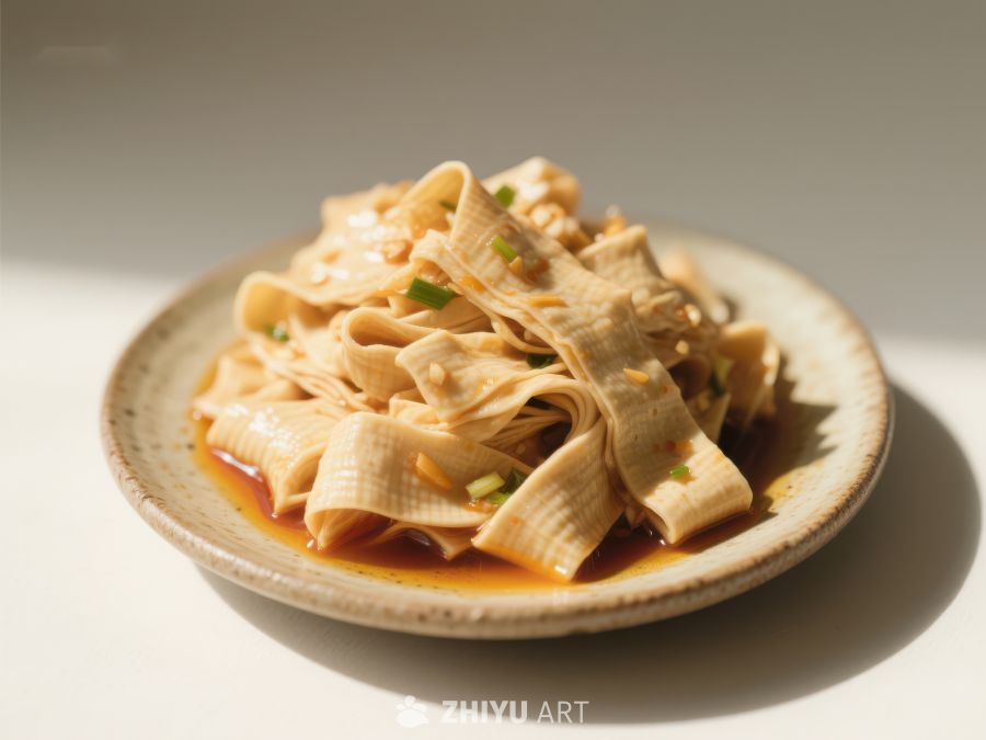 香辣豆皮，美味素食佳肴 1552