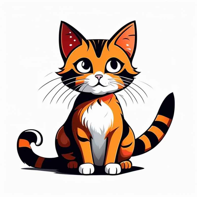 可爱的猫咪独立元素 22