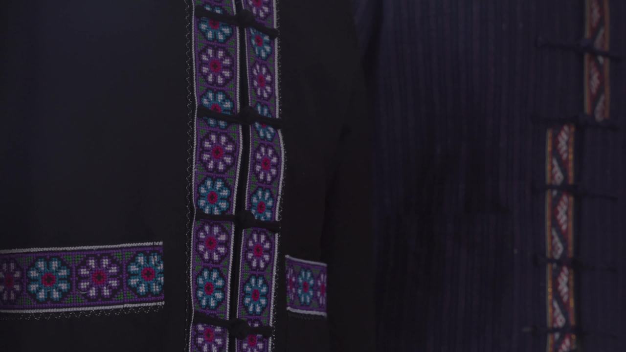 传统服饰的精美刺绣