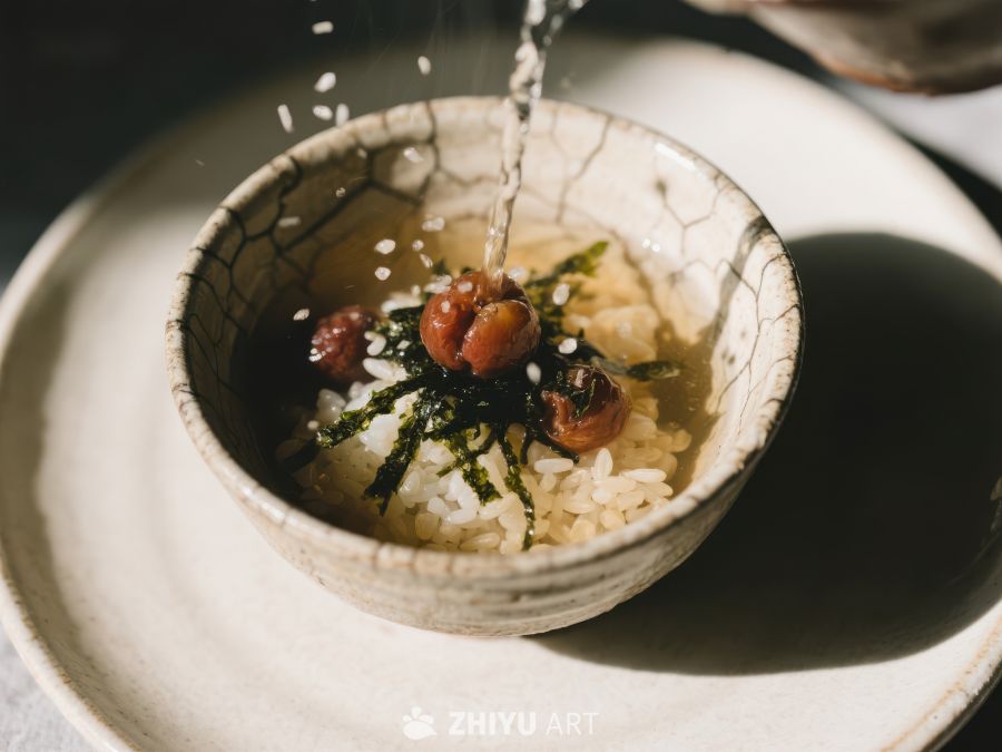 日式汤碗，米饭与海苔的美味瞬间 224