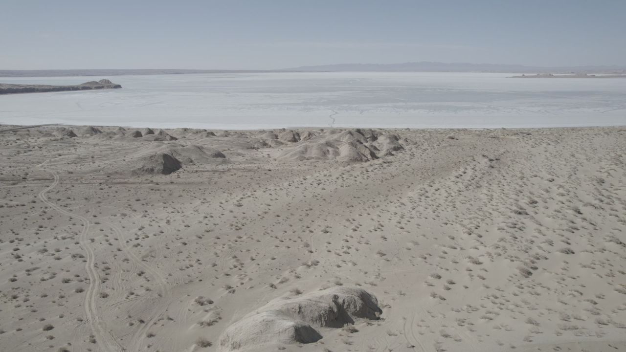 航拍青海托素湖 9