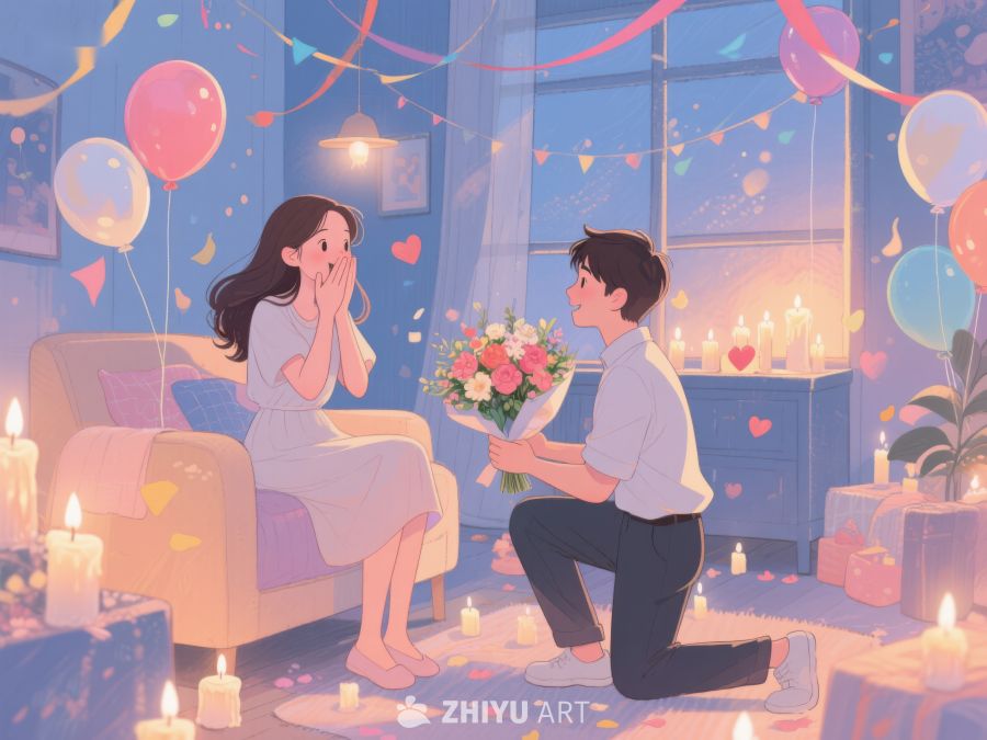 浪漫求婚场景 421