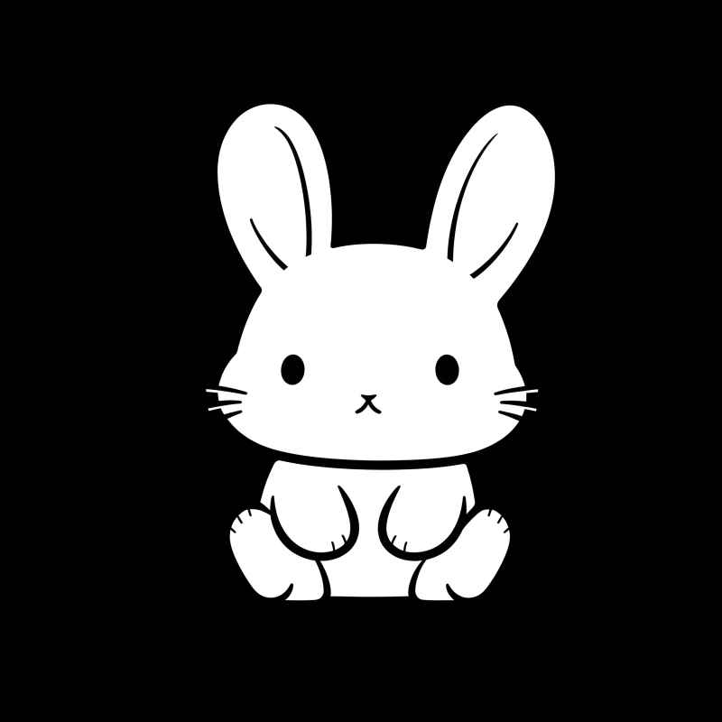兔子贴纸素材 13